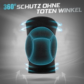 Comfyouth Volleyball Knee Pads Dance 20mm Thick Anticollision Sponge Knee Pad Stretchy Protective Kneepads 1 Pair Soft Knee Support for Men Women Kids Yogo Running Cycling Workout