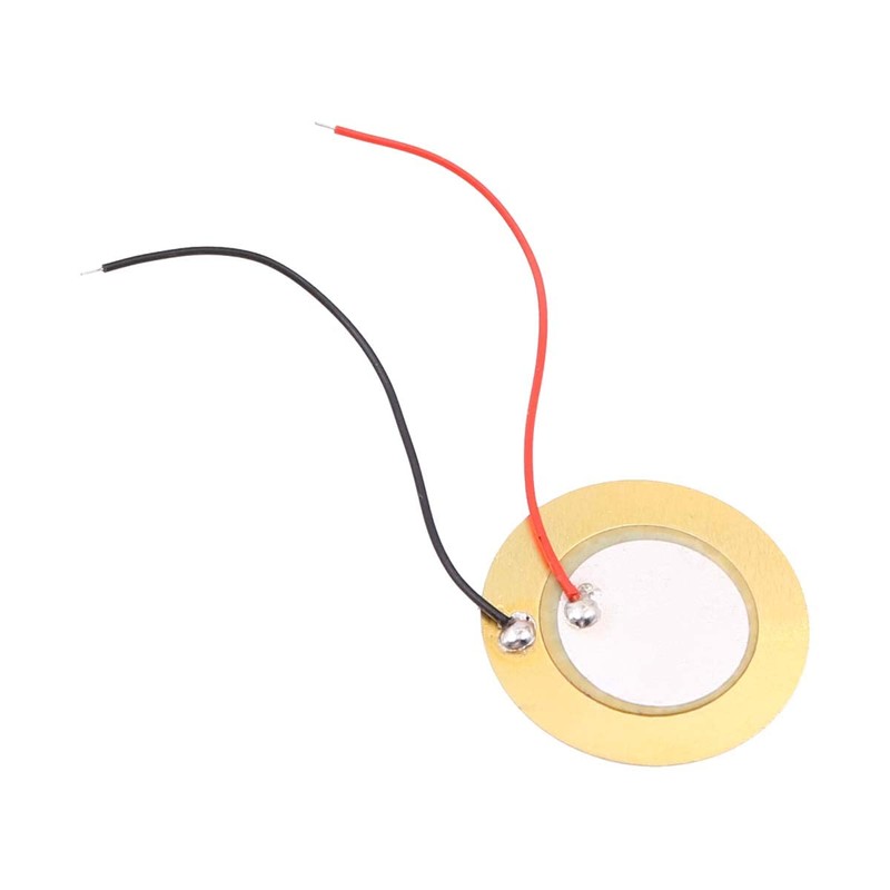 Tiardey 20PCS 27mm Piezo Disc Element Sensor with Leads Mic