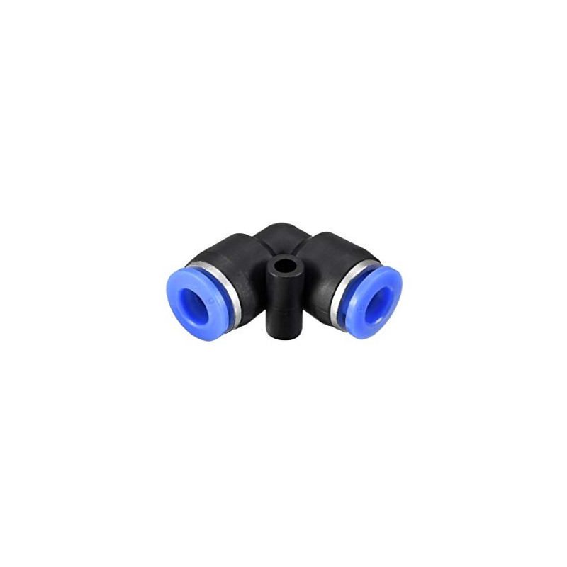 sourcing map Plastic Elbow Push to Connect Tube Fitting 6mm