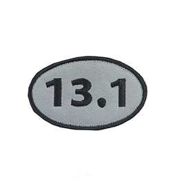 26.2 Marathon Running Patch |Hook & Loop Patch Full Embroidery Patches for Caps Bags Vests Jackets Backpacks Uniforms Runner Track Run (13.1)