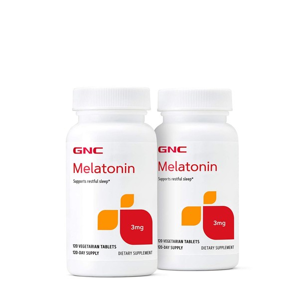 GNC Melatonin 3mg - Twin Pack