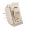 RV DESIGNER S279, Ivory Rocker Switch w/Gold Text, 10 A,