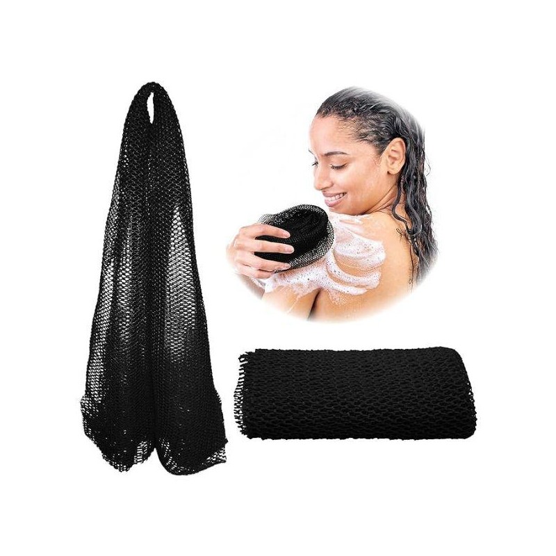African Exfoliating Net Sponge, African Nylon Bath Towel, Exfoliating Bath