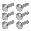30Pcs M8x1.25 Screw Bolt A2 Stainless Steel Cup Square Coarse
