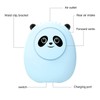 Portable Neck Fan Cute Bear 3 Speeds USB Rechargeable Quiet