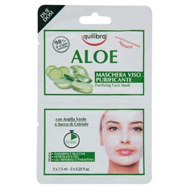 Equilibra Mask Face Aloe Purif 2 x 7.5 ml
