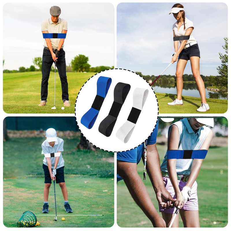 FORETOGO 3 Pcs Golf Connection Band,35×7cm Golf Swing Band Professional