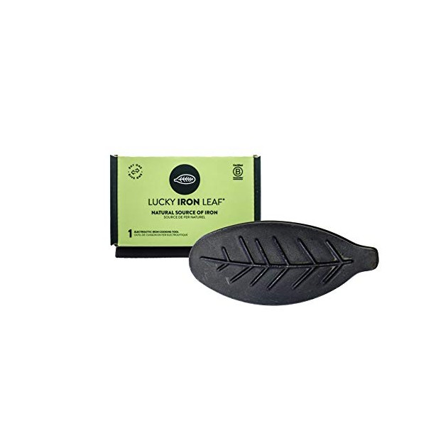 Lucky Iron Leaf Ⓡ A Natural Source of Iron - The Original Cooking Tool to Add Iron to Liquid-Based Meals, Reduce Iron Deficiency Risks - an Iron Supplement Alternative, Ideal for Menstruators & Vegans