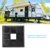 Ausla Pack of 2 4 inch RV Bumper Plug End