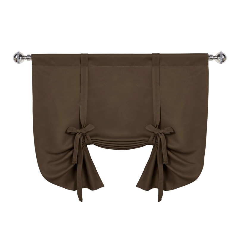 DWCN Blackout Curtains-Tie Up Shade for Window Thermal Insulated Room