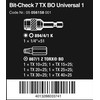 Wera 05056158001 Bit-Check Set 8067-6/Z Extra-tough for Drill/Drivers, Metal Jointing,