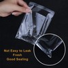 NEOACT 400 Pcs 4"x4.73" Clear Resealable Cellophane Bags Good for