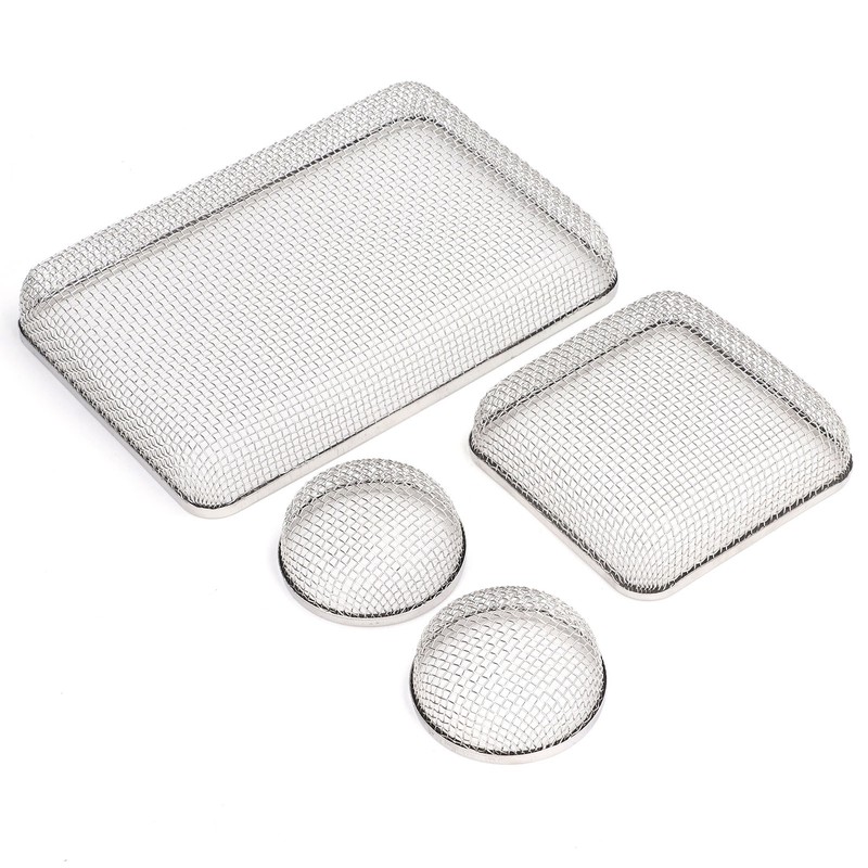 RV Mesh Screen Set Stainless Steel Vent Cover Furnace Flying