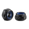 POTRRCIUSUER Hex Lock Nuts Carbon Steel Zinc Plated Nylon Insert