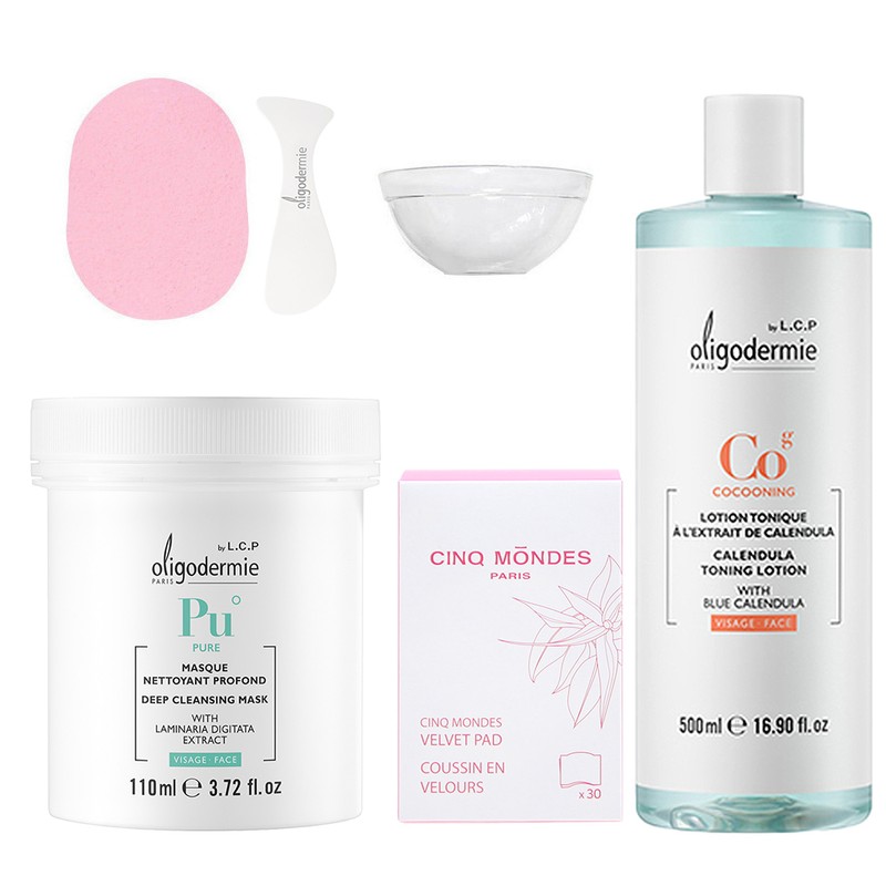 Oligodermy deep cleansing mask 110ml + pack tool + pack