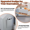 GCGOODS U-Shaped Air Conditioner Cover Set, Outdoor Air Conditioner Cover