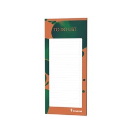 Collins Viridian To Do List Notepad - 235x105mm - Checklist, Shopping List and Memo Notepad with Magnetic Strip for Home and Office Use
