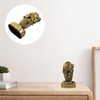 Golden Merlion Statue Metal Sculpture Figurine - Singapore Souvenir Collectible
