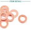 ACROPIX 6mm x 12mm x 1mm Flat Ring Copper Crush