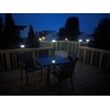 ONLSITY Single Solar Post Cap Lights for 4"x4" Posts &