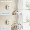 MUSTORN Non-Sagging Retractable Clothesline Indoor & Outdoor Clothes Line Heavy