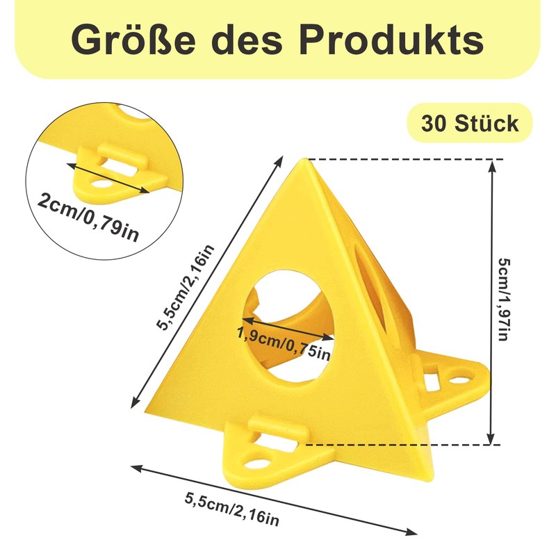 Pyramid Stand, 30 Pieces Yellow Cone Stand Paint Stand, Painter's