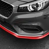 EZAUTO WRAP Universal Carbon Fiber Black PU Rubber Front Bumper