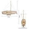 HAPYLY 1/30 Scale DIY Hobby Nakas Wooden Fishing Ship Science
