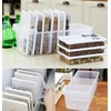 Alliving Kitchen Refrigerator Organizer, Fridge and Freezer Storage Trays Large+Food