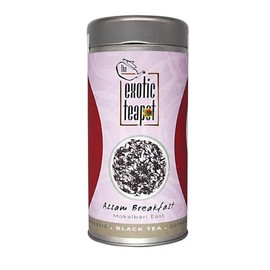 The Exotic Teapot - Supreme Assam Breakfast Tea, 150g Tin, FTGFOP1 Grade, Rich Loose Leaf Black Tea