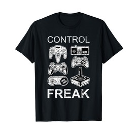 Control Freak T-Shirt Controller Console Gaming PC Retro