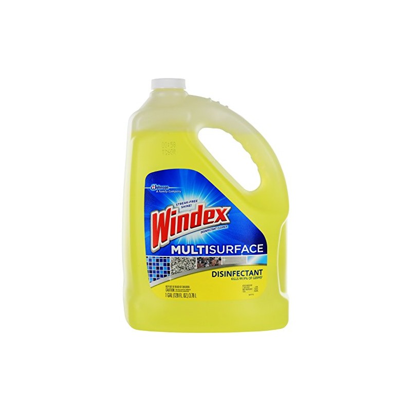 Windex Disinfectant Multisurface All-Purpose Cleaner Refill 1 Gallon- Citrus Scent