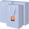 SmartTrends 3 Pack Large Laundry Basket,Waterproof & Freestanding Laundry Hamper,Collapsible