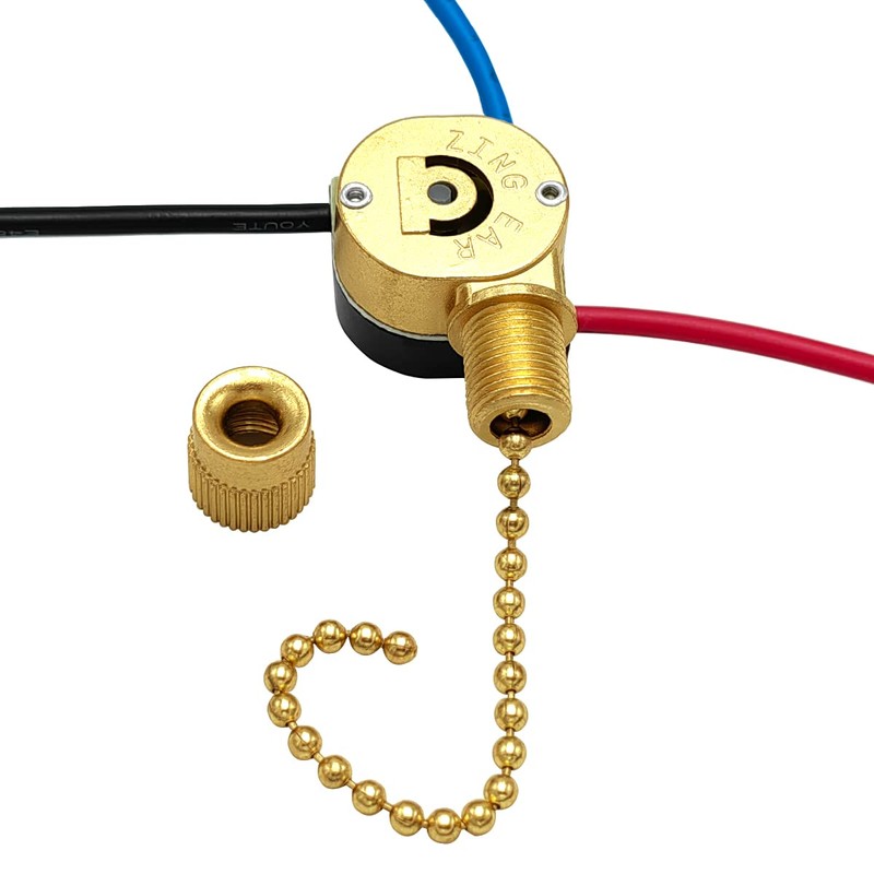 Ceiling Fan Switch Kit Zing Ear ZE-110M Pull Chain Light