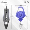 Booms Fishing FR1 Line Cutter Fishing Scissors with Pin-on Reel,