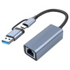 Xuegier USB 3.0 to Ethernet Adapter with USB C to