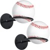 Threan Baseball Display Holder for Wall, Metal Softball Memorabilia Wall