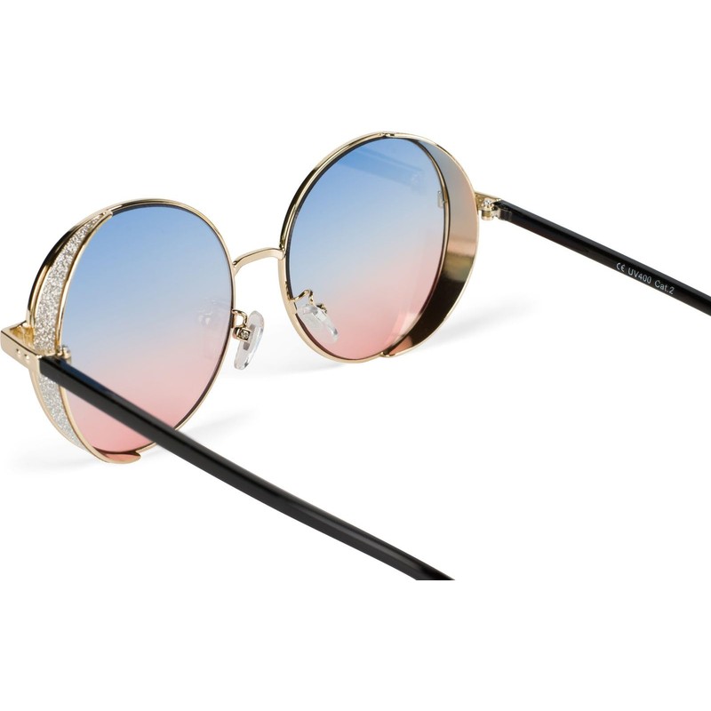 styleBREAKER 09020120 Women's Round Sunglasses with Tinted Polycarbonate Lenses and