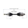 GSP NCV12529 CV Axle Shaft Assembly - Right Front (Passenger