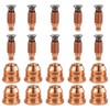 CZlewan 10Pcs 220971 Electrodes &10Pcs 220975 125A Nozzle Tips Compatible