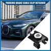 A ABSOPRO No.34406854898 Parking Brake Cable Clip Retainer 1Pcs Black
