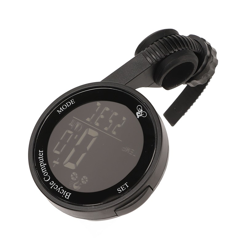 Bike Computer Speedometer Thermometer Clock Large Screen Clear Handwriting Waterproof