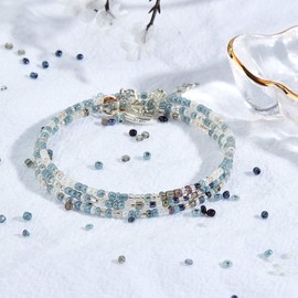 NBEADS 1, 12500pcs 12/0, Ceylon-Glas, Runde Perlen, lose Perlen für Schmuckherstellung, grau