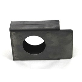 Gate Lockbox Single Hole Weldable Steel 3 1/2" x 4 1/4" x 1 1/2" Unpainted
