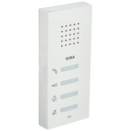 Gira 125003 Wohnungsstation AP System 55 reinweiß glänzend
