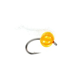 Fly Fishing Flies by Colorado Fly Supply - Milk Egg - Fly Fishing Gifts - 3-Pack of Flies - Eggs Lures for Trout Salmon Bass Bluegill Steelhead and More - Hook Size 12