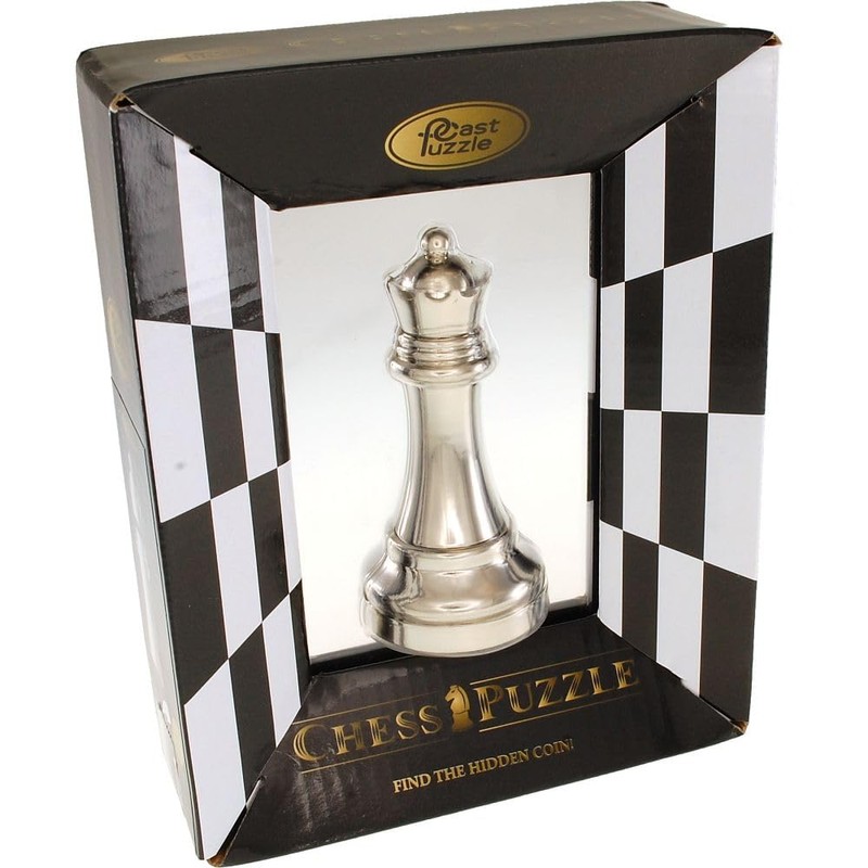Hanayama Silver Color Chess Piece - Queen