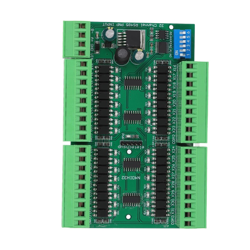 RS485 Input Controller 32 Channel DIN Rail Isolated PLC Switch