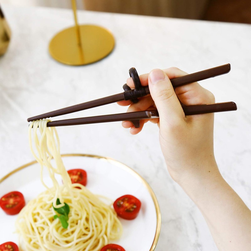 Edison Friends Left Handed Training Chopsticks - Beginner Helper, Brain
