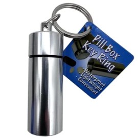 2.75" Three (3) Pack of Assorted Pill Case Key Chains